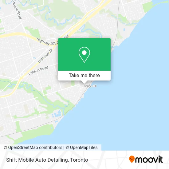 Shift Mobile Auto Detailing map
