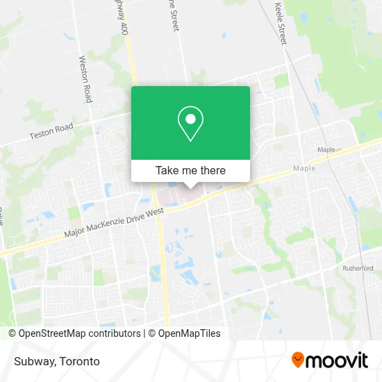 Subway map