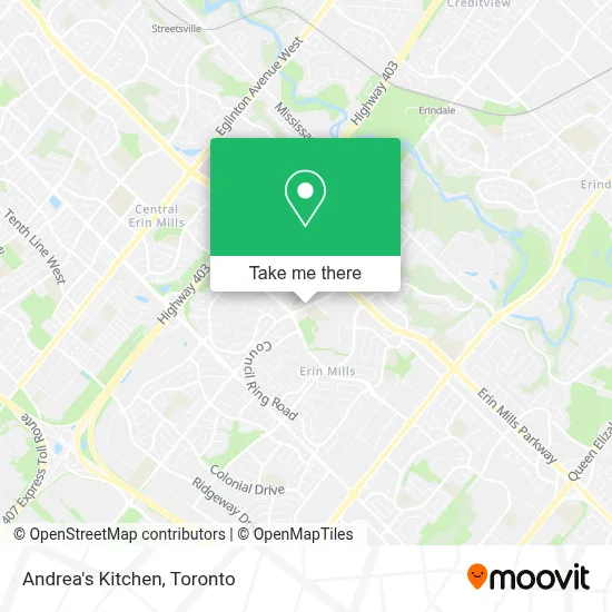 Andrea's Kitchen map