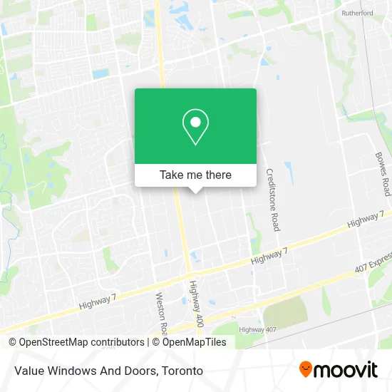 Value Windows And Doors map