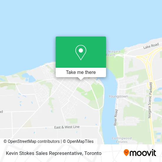 Kevin Stokes Sales Representative map
