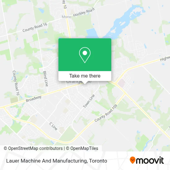 Lauer Machine And Manufacturing map