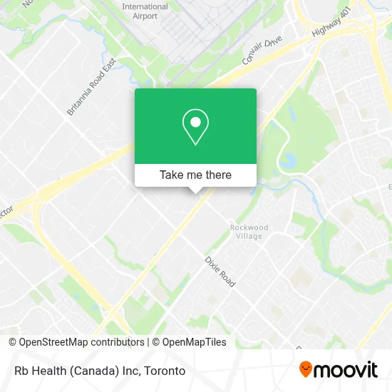 Rb Health (Canada) Inc map