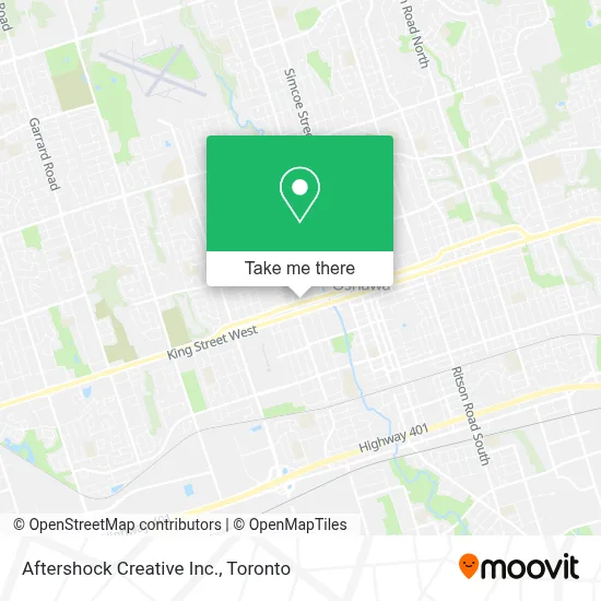 Aftershock Creative Inc. map