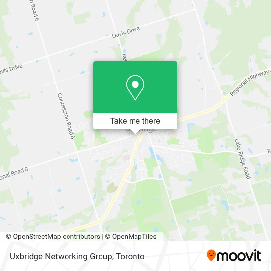 Uxbridge Networking Group map
