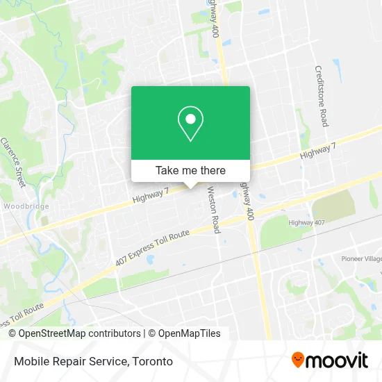 Mobile Repair Service map