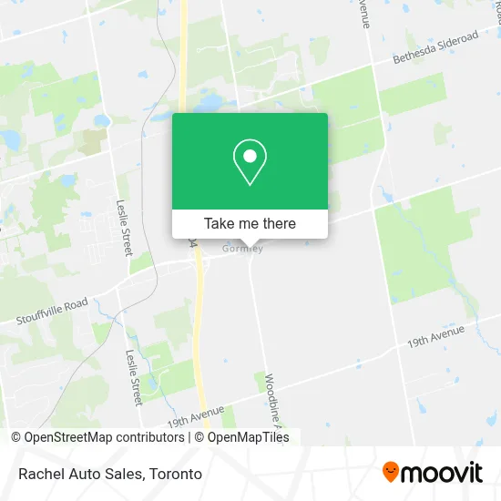 Rachel Auto Sales map