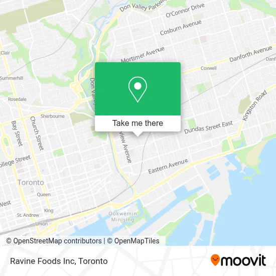 Ravine Foods Inc map