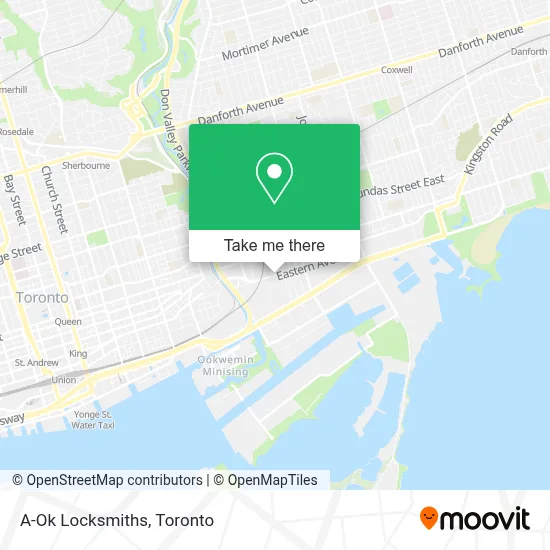 A-Ok Locksmiths map
