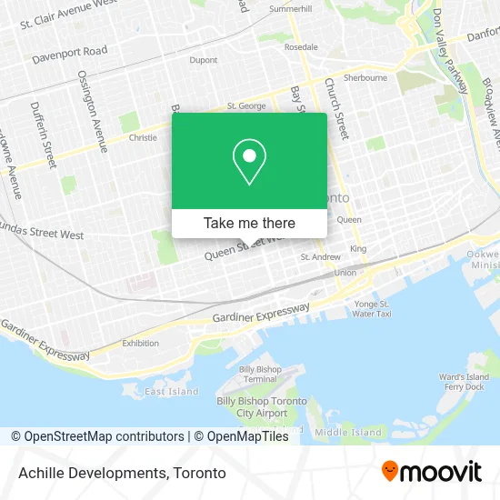Achille Developments map