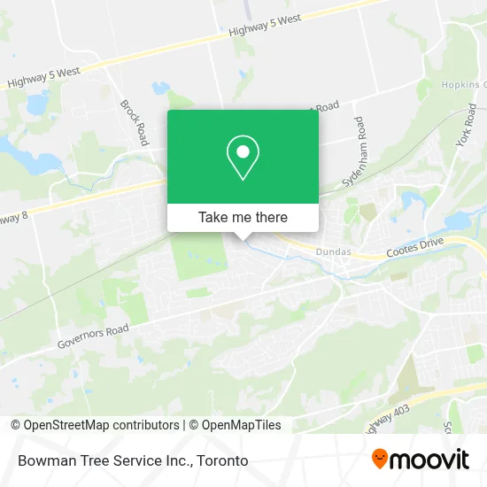 Bowman Tree Service Inc. map