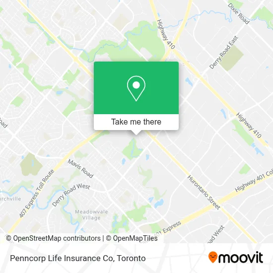 Penncorp Life Insurance Co map