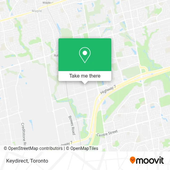 Keydirect map