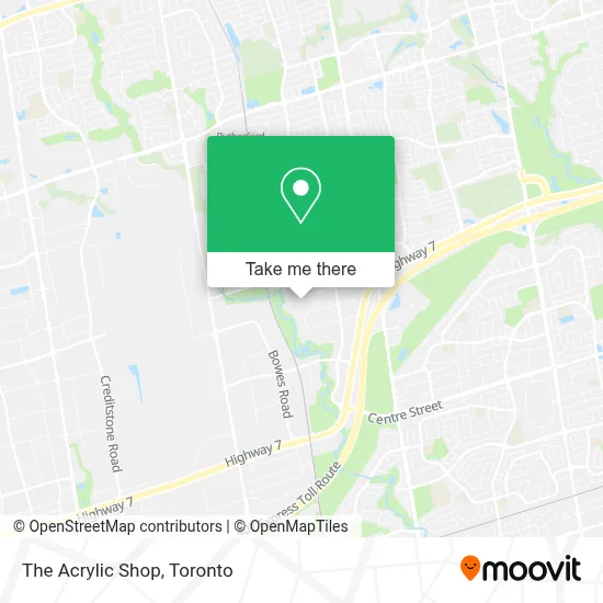 The Acrylic Shop map