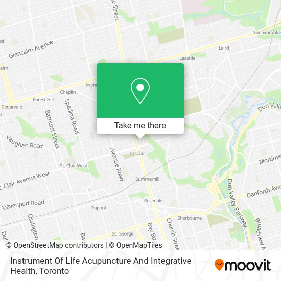 Instrument Of Life Acupuncture And Integrative Health map