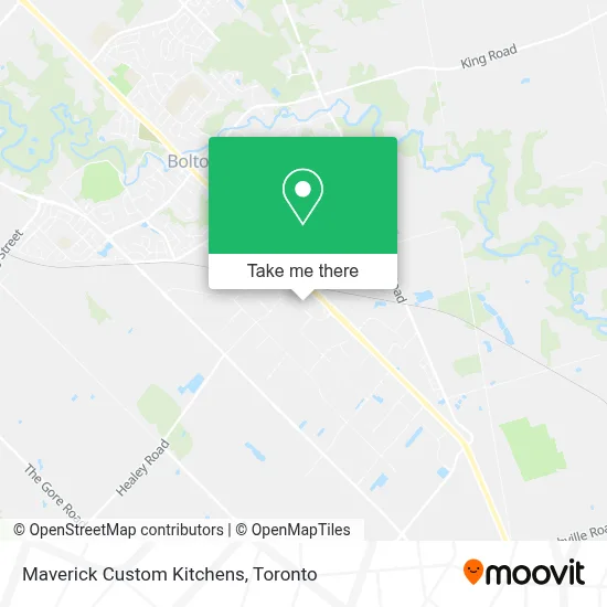 Maverick Custom Kitchens map