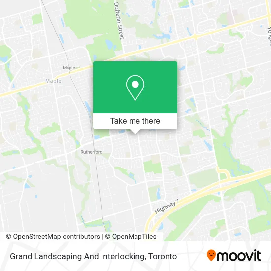 Grand Landscaping And Interlocking map