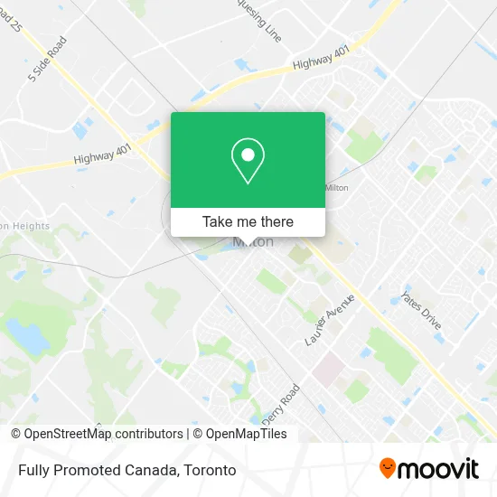Fully Promoted Canada map