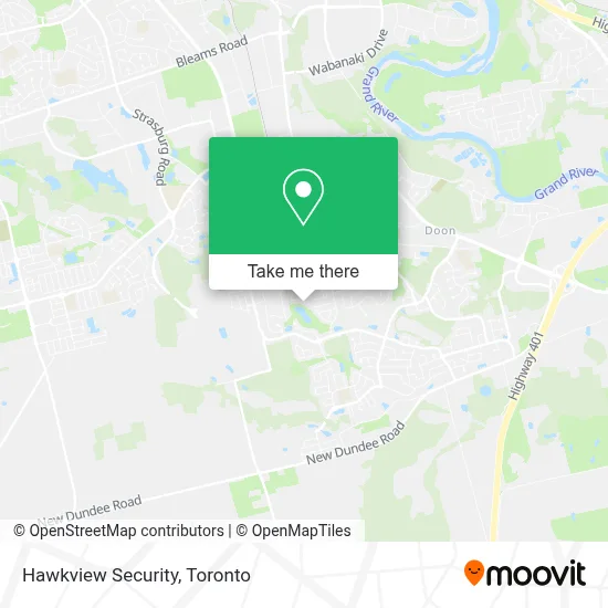 Hawkview Security map