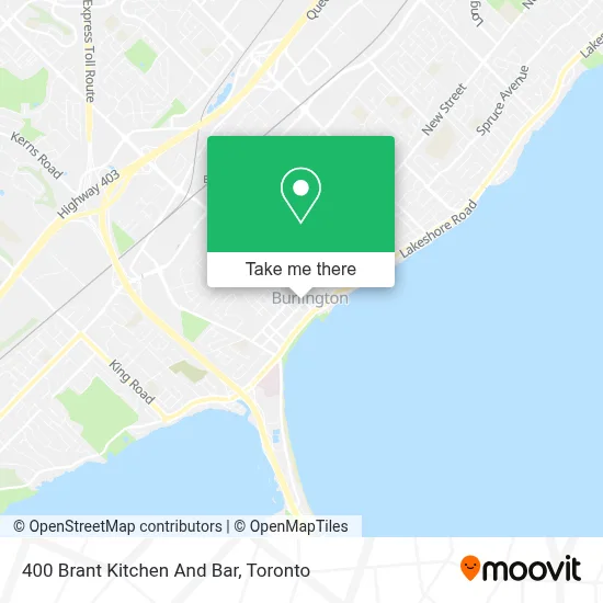 400 Brant Kitchen And Bar map