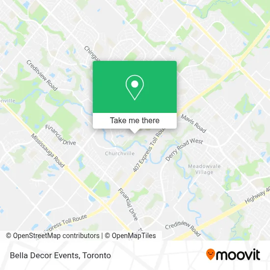 Bella Decor Events map