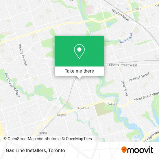 Gas Line Installers map