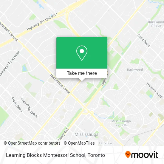 Learning Blocks Montessori School map