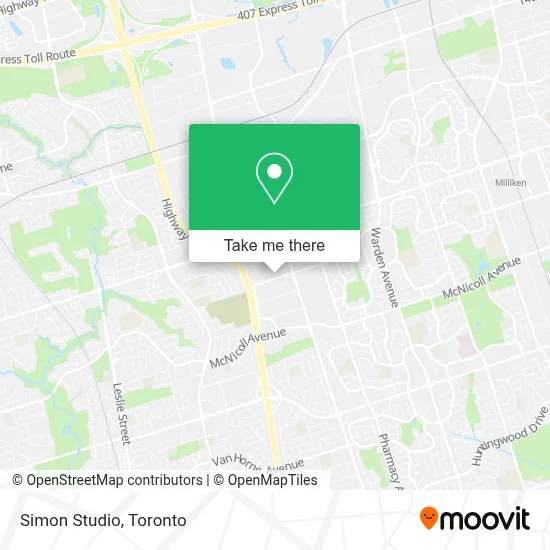 Simon Studio map