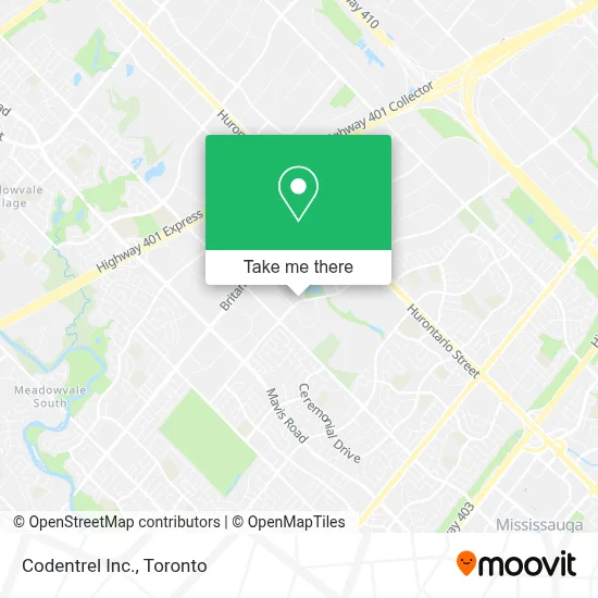 Codentrel Inc. map