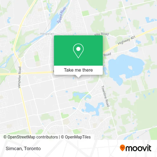 Simcan map