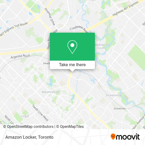 Amazon Locker map