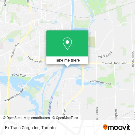 Ex Trans Cargo Inc map