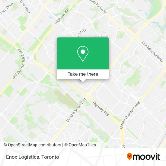 Enox Logistics map
