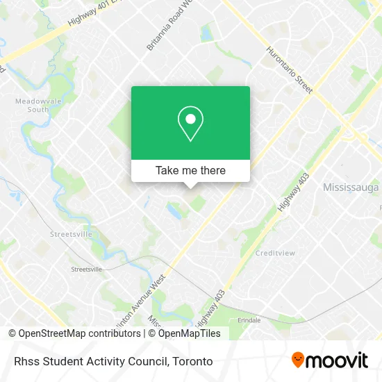 Rhss Student Activity Council map