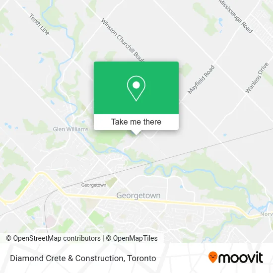 Diamond Crete & Construction map