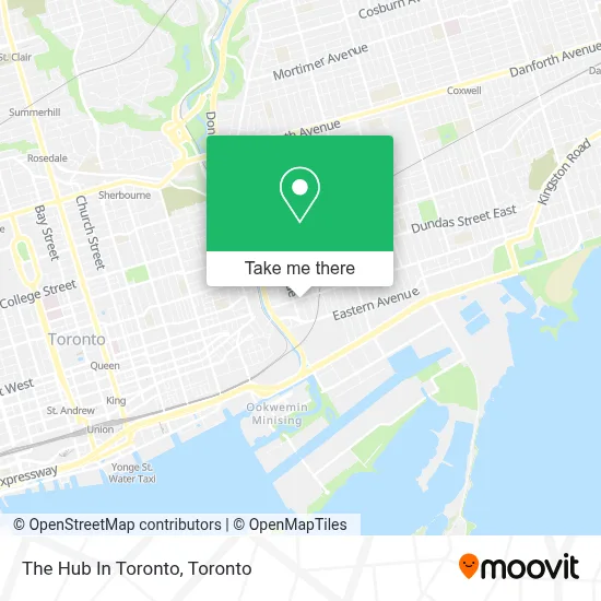The Hub In Toronto map