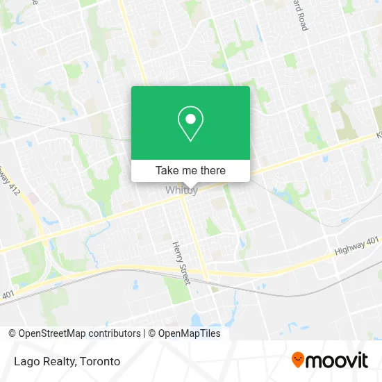 Lago Realty map