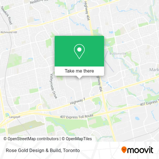 Rose Gold Design & Build map