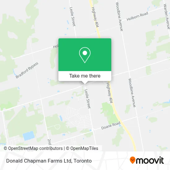 Donald Chapman Farms Ltd map