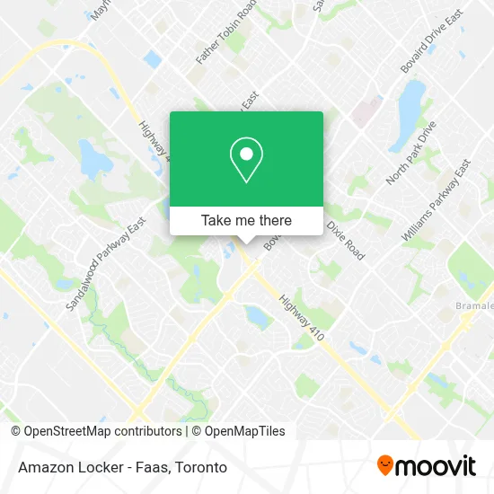 Amazon Locker - Faas map