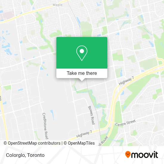 Colorglo map