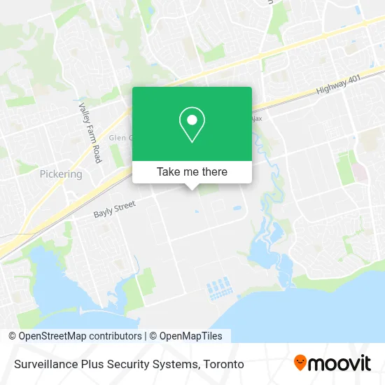 Surveillance Plus Security Systems map