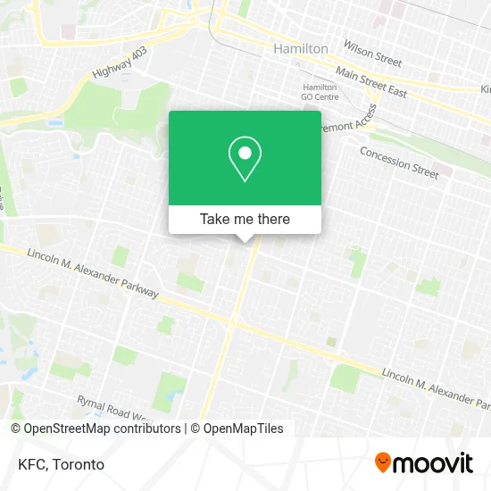 Kfc map