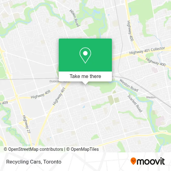 Recycling Cars map