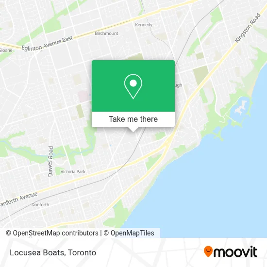 Locusea Boats map