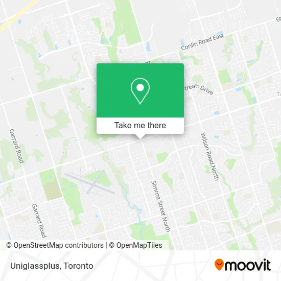 Uniglassplus map
