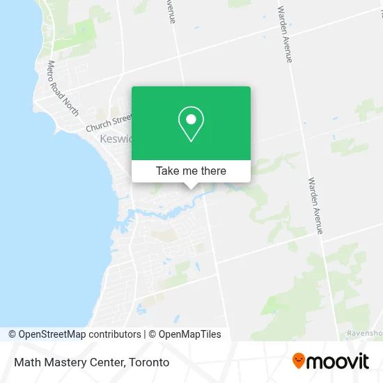Math Mastery Center map