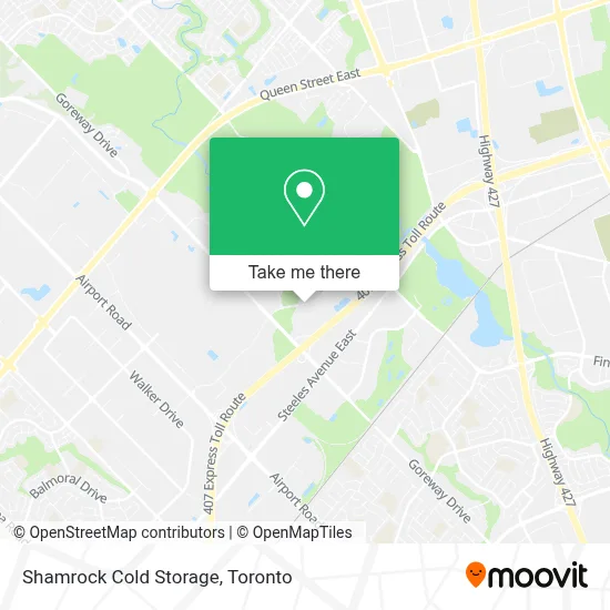 Shamrock Cold Storage map