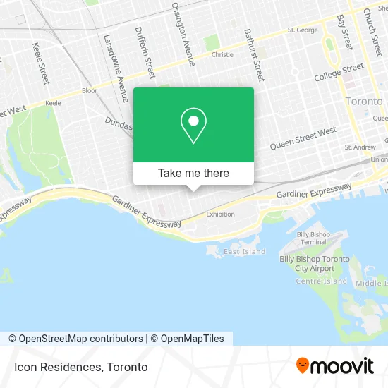 Icon Residences map