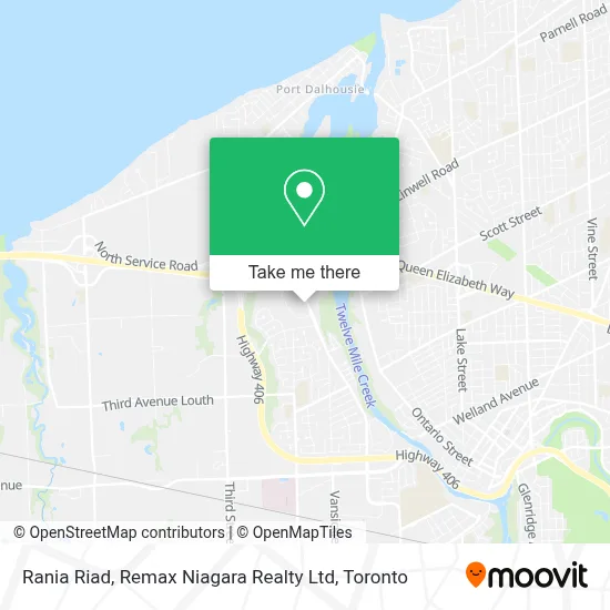 Rania Riad, Remax Niagara Realty Ltd map